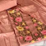 Unstitched silk salwar Suit for Women