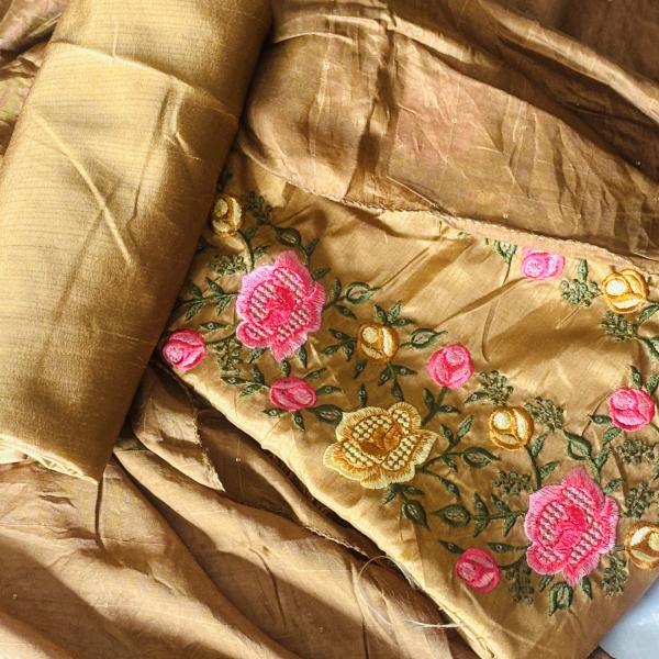 Unstitched silk salwar Suit for Women