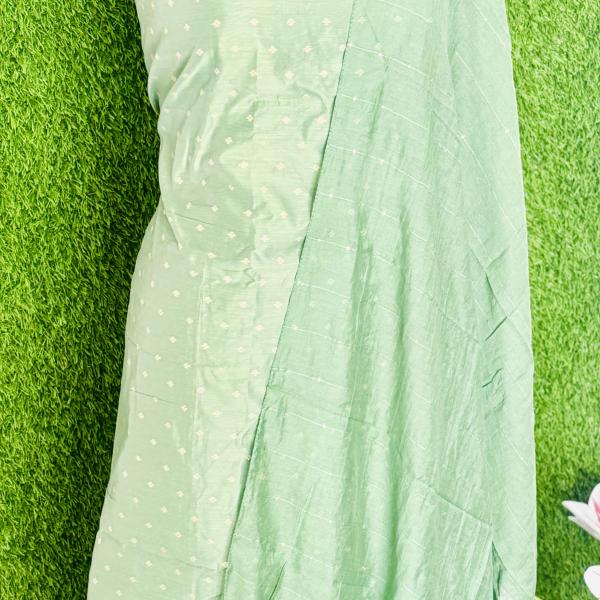 Semi silk Unstitched Churidar Material