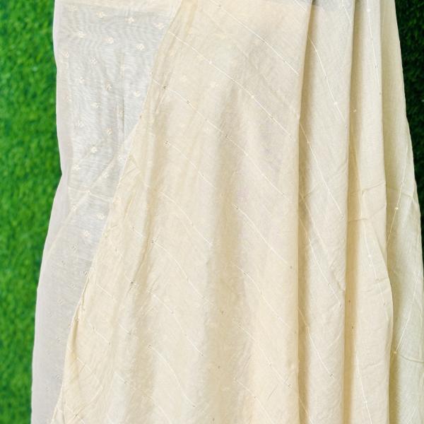 Semi silk Unstitched Churidar Material