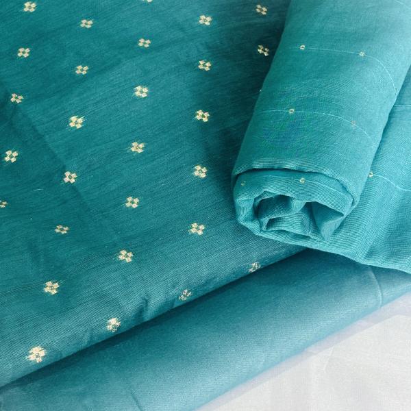 Semi silk Unstitched Churidar Material