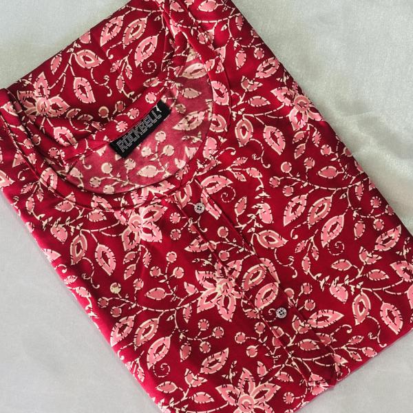 Pack of 3 Multi coloured Slitted Kurti Top for women