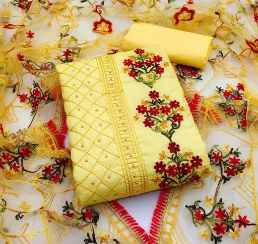 Unstitched churidar materials