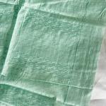 Thread embroidered duppatta with sequins