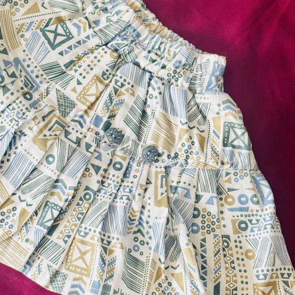 kid's casual wear Top-Skirt set