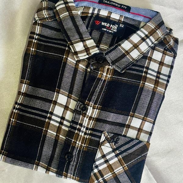 Full sleeve casual check shirts for kids